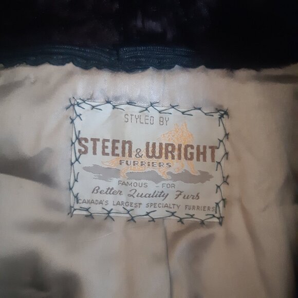 1960s New Yorker Alysha Seal Dyed Lamb Full length Chocolate Vintage Fur Coat - Picture 6 of 16